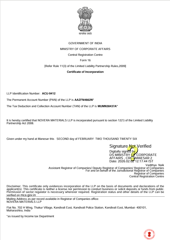 FSSAI Certificate